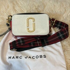 MARC JACOBS Saffiano Small Snapshot Camera Bag